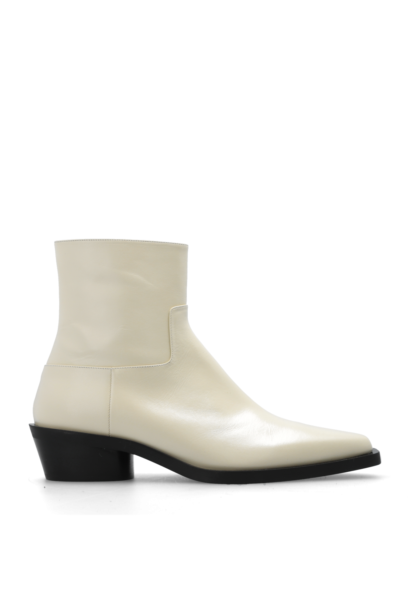 Cream Branco heeled ankle boots Proenza Schouler Vitkac GB